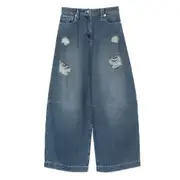 [Simone Rocha] Simone Rocha Distressed Jeans 8 UK BLUE