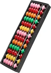 jojofuny 13-row Plastic Abacus for Boys and Girls Math Learning Toy Counting Beads Promotes Arithmetic Skills Logical Thinking Early Education Tool