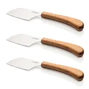 3PK Stanley Rogers Charcuterie Pistol Grip Stainless Steel Mini Cleaver Acacia