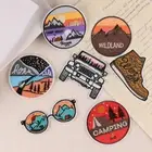 Mountains Adventure Patches Iron on/Sew on Embroidered Patch for DIY SALE