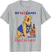 [JINNGLA] My Pet Smart But My Bud Wiser Funny Dog Lover T-Shirt