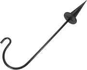 Versatile Outdoor Hook Heavy Duty Iron Shepherd Hook for Hanging Garden Lights Plant Hangers and Decor