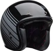Bell C500 Edge Jet Helmet, black-silver, Size XL for Men Black Silver