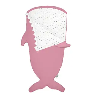 【兒童輕量版-莓果牛奶】BabyBites西班牙鯊魚咬一口多功能睡袋