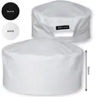 JB's wear Chef's Vented Cap hat with Mesh Top Elastic strap Hospitality Kitchen