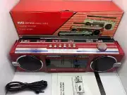 VTG International MINI AM/FM Stereo Radio Cassette Recorder 2-Way System Taiwan