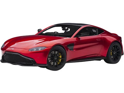 2019 ASTON MARTIN VANTAGE (RHD) HYPER RED W/CARBON TOP 1/18 MODEL AUTOART 70277