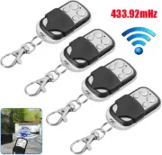 4x Universal Electric Cloning Remote Control Key Fob 433MHz For Gate Garage Door