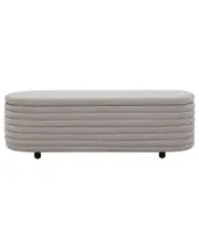 Safavieh Couture Jaymie Linen Storage Bench