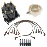 ACDelco Ignition Kit Distributor Rotor Cap Wire Spark Plugs .045" for GMC VIN Z