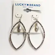 New Lucky Brand Eye Shape Drop Earrings Gift Vintage Women Party Holiday Jewelry