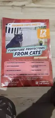 Transparent Furniture Protectors from Cats Scratch - Couch Protector 12 pack