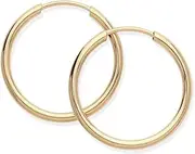 Old English Jewellers 9ct Yellow Gold Sleeper Earrings for Women