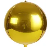 Large 50" 4D Round Sphere Foil Balloons Mylar Balloons