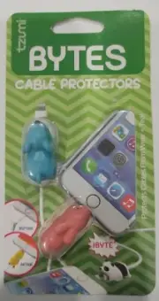 Tzumi Cord Bytes Cable Protectors Mouse Rabbit New Free Shipping