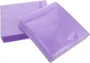CONGARTENO 100Pcs CD Sleeve Replacement Plastic DVD Storage Sleeve Durable CD DVD Organizer Against Scratches and Corruption for Travel and Storage