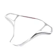 Car Steering Wheel Button Frame Decoration Cover Sticlers Trim for Mercedes Benz C class W205 E class W213 GLC X253 Silver