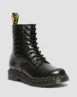 Dr Martens Doc 8 Hole 1460 Gunmetal Wild Croc Embossed 27249029