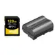 Nikon EN-EL15C 原廠電池 公司貨+Wise SDXC-128GB UHS-II V60記憶卡