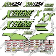 Fits Xtreme XRM1254 Decal Kit Telehandler - 7 YEAR OUTDOOR 3M VINYL!