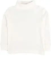 [Leveret] Solid Turtleneck 100% Cotton