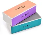 4 Way Nail Buffer Block - File,Smooth,Shine-Nail Polisher Sponge Emery Board Nail Art Care Buffing Buffer Mini Manicure Sanding Blocks Shine Pedicure Tool For Women Lady(Random Color,10 PCS)