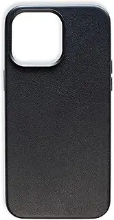 [nedrelow] Genuine Black Leather iPhone 14 case, iPhone Pro Max