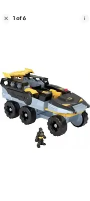 Fisher-Price Imaginext DC Super Friends Batman Toy Transforming Bat-Tank with...