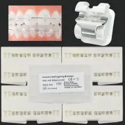 5 Kits Orthodontic Self-ligating Brackets Ceramic Roth 022 345 AO Empower Clear
