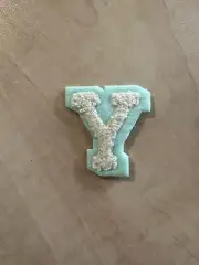 LETTER “Y” Felt Sticker Adhesive Patch 2 Inches Sew On