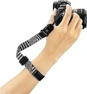 PROfezzion Wrist Hand Strap DSLR Mirrorless Camera Accessories Straps for Fujifilm X100VI Sony Alpha 7C A7 A7R A7S Mark IV III II ZV-E1 Nikon Z5 Z6 Z7 Z50 D850 Canon EOS R7 R6 R5 M50 Mark II & More