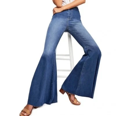 NWT FP Just Float On Flare Leg Bell Bottoms Jeans Size 24 D10