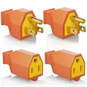 Extension Cord Ends Male and Female Replacement Plug and Connector Set, Straight