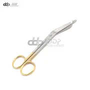 Lister Bandage Scissors 3.5" With Gold Handles Surgical