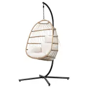 Garden Egg Swing Chair Hammock With Stand Outdoor Furniture Hanging Wicker Seat