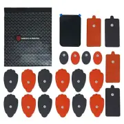 Reusable Electrode Pads for TENS EMS Unit 20 Replacement Pads with Holder, Mixed