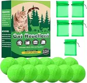 Yard Cat Control | Peppermint Cat Control for Indoor Use,Plant-Based Natural Granular Ball to Guard Against Scratch and Chew, Keep Dogs Away from Yard