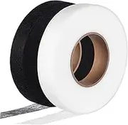 DOITOOL 2 Rolls Double Sided Hemming Tape of No Sew Fabric Fusing Tape for Clothing Projects Repairs Yards for Versatile Use