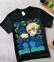 Meguru Bachira T-shirt Blue lock Kunigami,Rin Itoshi,Nagi Anime Manga All Size