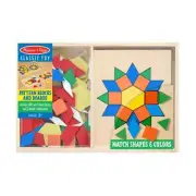 Melissa & Doug Pattern Blocks and Boards Learning Toy