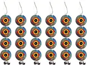Predator's Eyes Bird Repellent Deterrent Discs - Highly Reflective Double Sided Scare Eye Disks - Woodpecker Pigeon Away Scarers