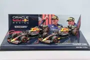 1:43rd Red Bull Racing RB18 Max Verstappen Sergio Perez 1-2 Finish Car Set