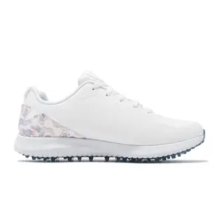 Skechers 高爾夫球鞋 Go Golf Max 3 白 粉紅 小花 防水 女鞋 高球 ACS 123080WMLT