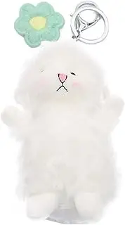 YEHJDSMD 1PS Cartoon Little Sheep Doll Plush Toy Pendant Lamb Key Chain Bag Key Ring Gift Doll Gift , White