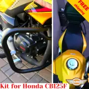 For Honda CB125F Engine guard Rear rack Kit GLR125WH Crash bars, Free shipping