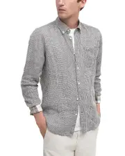 Barbour Linton Tailored Fit Long Sleeve Button Down Shirt