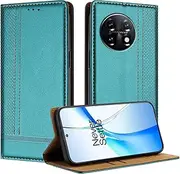 [CYXHCJYH] Compatible with OnePlus 11 Wallet Case, Leather Wallet Cover with 2 Card Holder Slots Kickstand Shockproof Case for OnePlus 11-Green