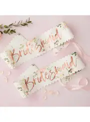 Floral 2 Pack Bridesmaid Hens Night Sash