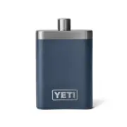 YETI Flask Navy Blue 7 Oz New with Funnel