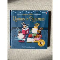 在飛比找蝦皮購物優惠-usborne llamas on pyjamas 音效書